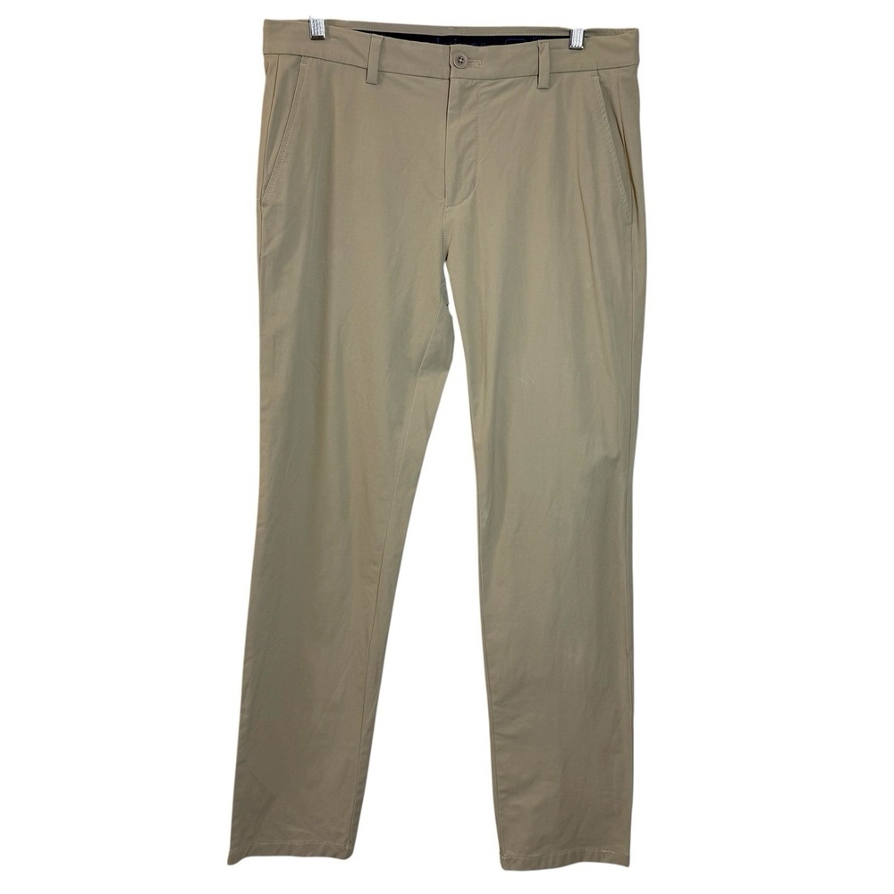 Vineyard Vines Performance Pants 34x31 Khaki Stretch Golf Chino Style 1P001094